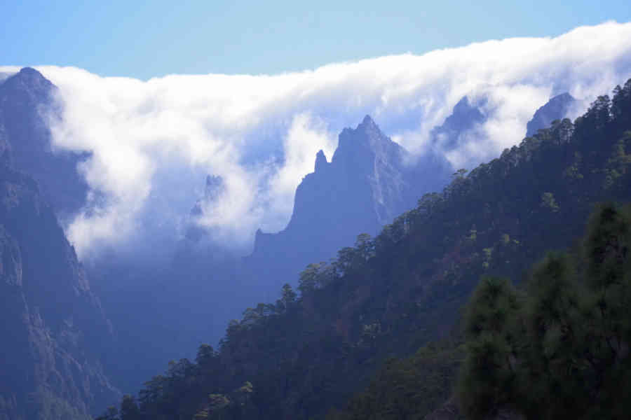 The Caldera de Taburiente, La Palma island